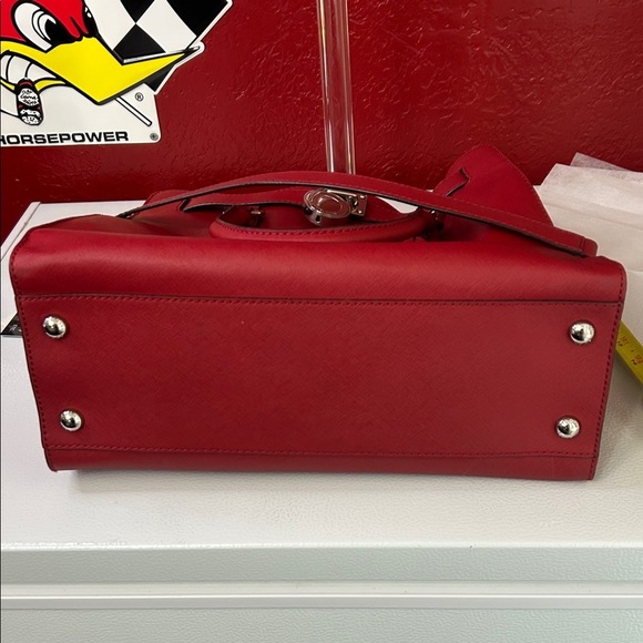 Michael Kors Red Satchel Bag - Picture 9 of 9